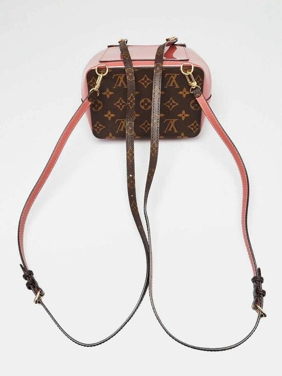 Louis Vuitton Monogram Coated Canvas and Rose Vernis Hot Springs Backpack Bag main image 6